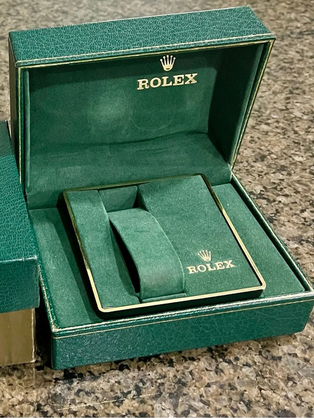 Rolex Bufkor vintage watch box and outer box